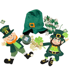 **Bundle** Festive St. Patrick’s Day Decor Plus Adult Hat and Lei